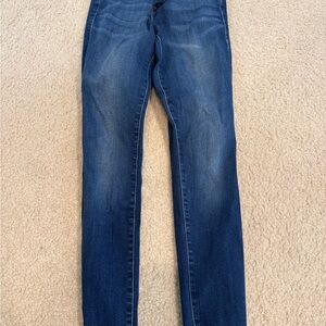 Frame Denim Dark Blue Skinny Jeans